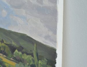 Les quatre saisons, huile sur toile, 80 x 160 cm, 2020