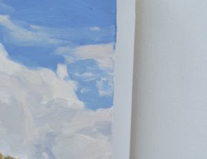 Vingt-six octobre, le mont Céneuil, huile sur toile, 60 x 92 cm, 2020