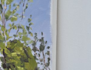 Dix-sept mai, Sainte Marie-sur-Ouche, huile sur toile, 60 x 80 cm, 2019
