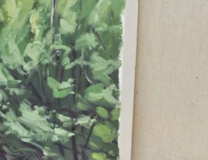 Rochers sur les bords de Loire, huile sur toile, 60 x 81 cm, 2020