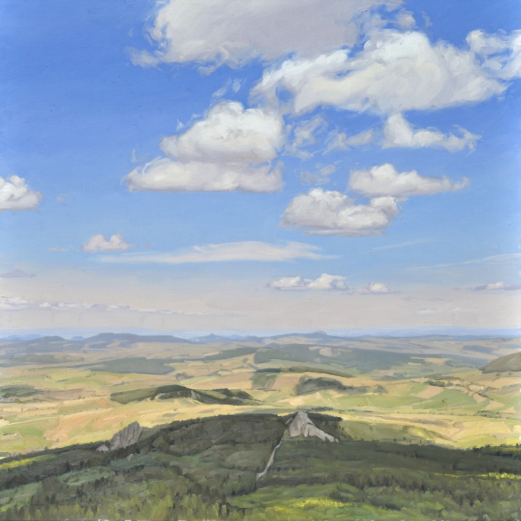 Ciel d'été, sommet du mont Mézenc