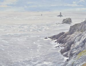 La pointe du Raz, huile sur toile, 60 x 81 cm, 2020