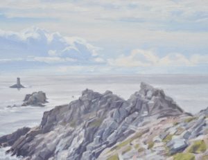 La pointe du Raz, huile sur toile, 60 x 81 cm, 2020