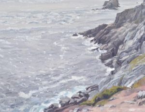 La pointe du Raz, huile sur toile, 60 x 81 cm, 2020