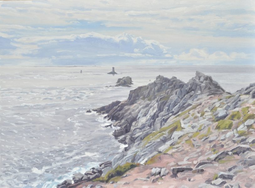 La pointe du Raz, huile sur toile, 60 x 81 cm, 2020