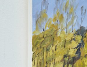 Dix mai, la Loire, huile sur toile, 89 x 130 cm, 2022
