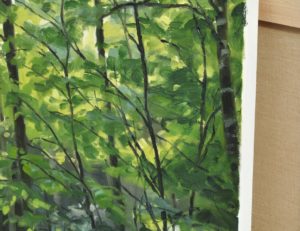 L'éclaircie, huile sur toile, 89 x 130 cm, 2024