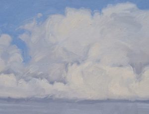 Côte de Galice, Muxía, huile sur toile, 50 x 73 cm, 2025