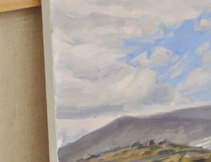 Côte de Galice, lumière du matin, huile sur toile, 50 x 73 cm, 2025