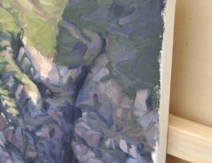 Cap Sizun, crique, huile sur toile, 61 x 92 cm, 2025