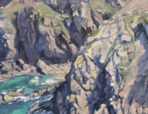Cap Sizun, crique, huile sur toile, 61 x 92 cm, 2025