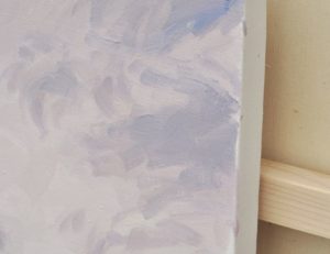 Bretagne, plage, huile sur toile, 73 x 110 cm, 2025