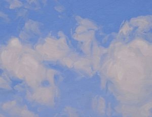 Bretagne, plage, huile sur toile, 73 x 110 cm, 2025