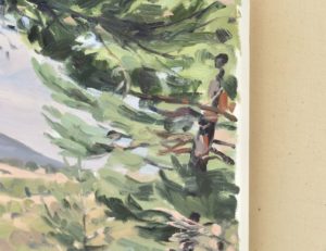 Mézenc, fin d'été, huile sur toile, 60 x 92 cm, 2025