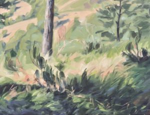 Mézenc, fin d'été, huile sur toile, 60 x 92 cm, 2025