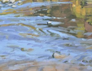 Lumière d'automne sur la Loire, huile sur toile, 50 x 73 cm, 2025