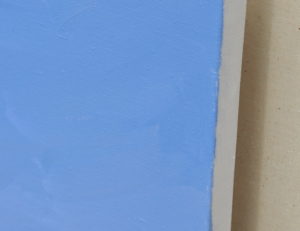 Trente janvier, nuages du soir sur les Roches de Mariol, huile sur toile, 89 x 130 cm, 2026