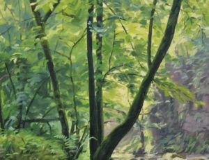 Lumière du matin sur la Sumène, huile sur toile, 89 x 130, 2026, vendue 2026.jpg