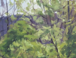 La Loire sauvage au printemps, huile sur toile, 89 x 130 cm, 2026