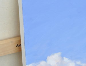 Ressac en Bretagne, huile sur toile, 81 x 130 cm, 2026