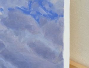 Orage d'été en Velay, huile sur toile, 89 X 130 cm, 2026