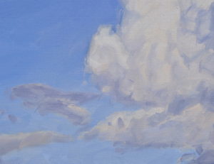 Orage d'été en Velay, huile sur toile, 89 X 130 cm, 2026