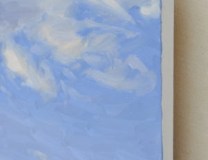 Nuages d’été sur le suc de Montfol, huile sur toile, 97 x 130 cm, 2026